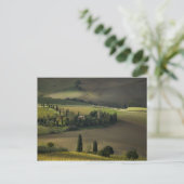 Ackerland um Montepulciano, Toskana, Italien Postkarte (Stehend Vorderseite)