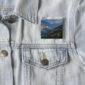 Ackerland und Dorf im Himalaya Button (Beispiel)