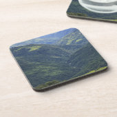 Ackerland und Himalaya-Wald im Mangdue-Tal Untersetzer (Linke Seite)