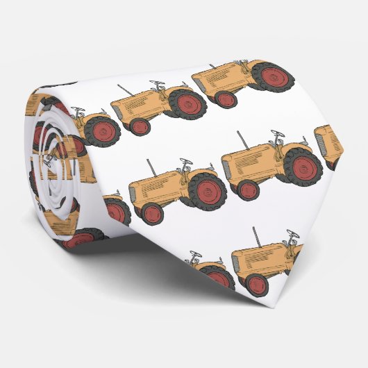 Ackerschlepper Krawatte (Gerollt)