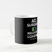 ACL Operation Erholung| ACL Knie Operation Survium Kaffeetasse (Vorderseite Links)