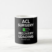 ACL Operation Erholung| ACL Knie Operation Survium Kaffeetasse (Mittel)