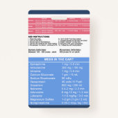 ACLS Algorithmus von Nurse Cheats® Ausweis (Rückseite)