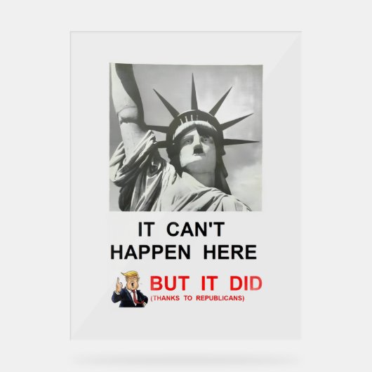 ACLU ACRYLSCHILD (Vorderseite)