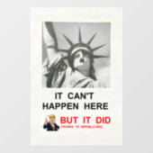 ACLU FENSTERAUFKLEBER (Blatt)