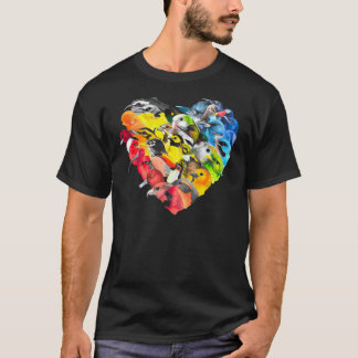 ACLU Fundraiser Rainbow Bird Heart Classic T - Shi T-Shirt