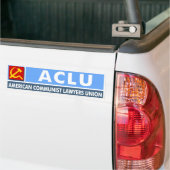 ACLU: Gewerkschaft der kommunistischen Anwälte in  Autoaufkleber (Auf Lkw)