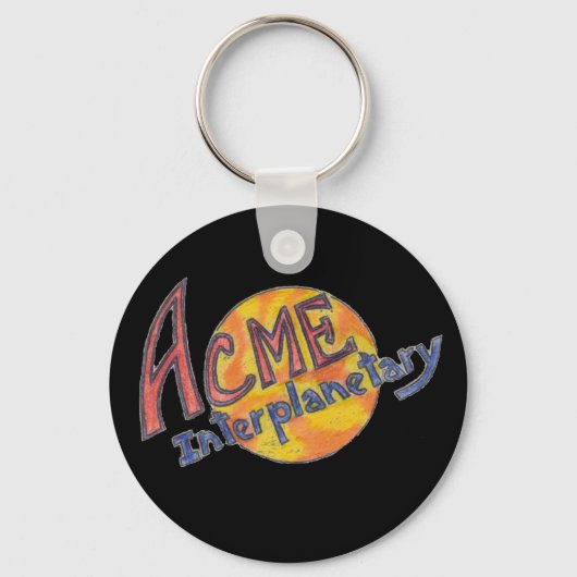 ACME-Interplanetärer Schlüsselanhänger (schwarz) (Vorderseite)