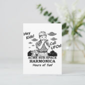 Acme Sub-Space Harmonica (UFOs) Postkarte (Stehend Vorderseite)