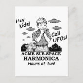 Acme Sub-Space Harmonica (UFOs) Postkarte (Vorderseite)