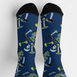 ACMT Fatal Fungi Blue Socks Socken