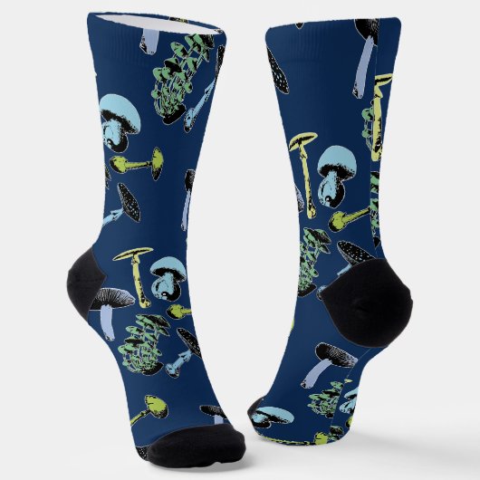 ACMT Fatal Fungi Blue Socks Socken (Gewinkelt)
