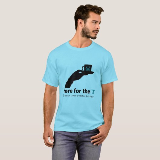 ACMT Hier für das T Black Design T-Shirt (Vorne ganz)