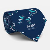 ACMT Logo Blue Krawatte (Gerollt)