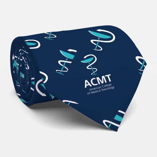 ACMT Logo Blue Krawatte (Gerollt)