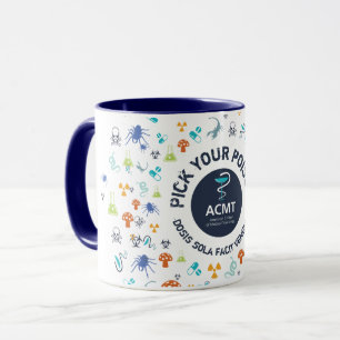 ACMT Pick Your Poison Blue Zwei-Tone-Kaffee-Tasse Tasse