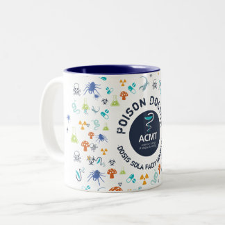 ACMT Poison Doctor Blue Zwei-Tone-Kaffee-Tasse Zweifarbige Tasse