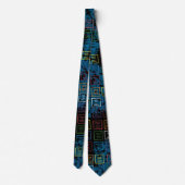 ACMT Poison Palette Krawatten Blue (Rückseite)