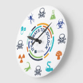 ACMT Tox Clock - Lichtdesign Große Wanduhr (Winkel)