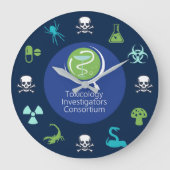 ACMT/ToxIC Tox Uhr - Dunkelblaues Design 1 (Vorderseite)