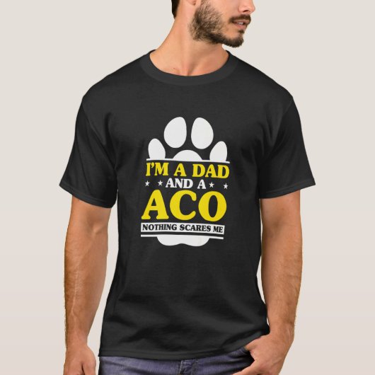 Aco Vater Aco Animal Kontrolle Officer T-Shirt (Vorderseite)