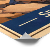 Aconcagua Argentina - Vintage Travel Poster (Ecke)