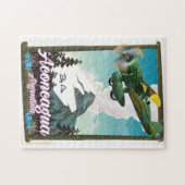 Aconcagua Argentinien Reiseplakat Puzzle (Horizontal)
