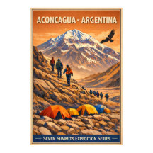 Aconcagua Argentinien - Vintage Reise