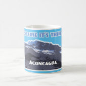 Aconcagua-Berg, weil er dort ist Kaffeetasse (Mittel)