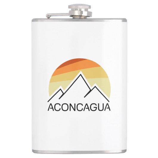 Aconcagua Retro Flachmann (Vorderseite)