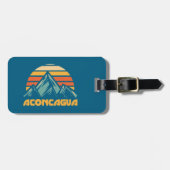 Aconcagua Retro Turquoise Gepäckanhänger (Vorderseite horizontal)