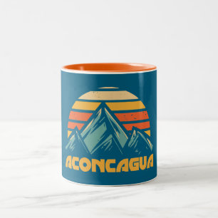 Aconcagua Retro Turquoise Zweifarbige Tasse
