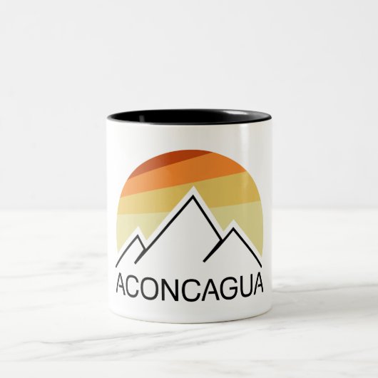 Aconcagua Retro Zweifarbige Tasse (Mittel)