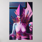 Aconitum Continu - Ken Gage Surreal Art Poster (Vorne)