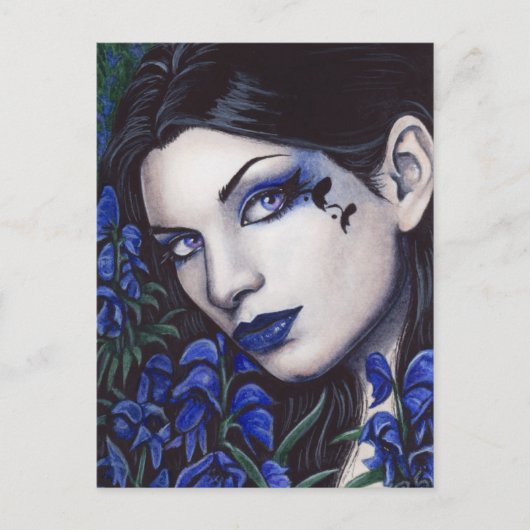 Aconitum Hübsche Gifte Postkarte (Vorderseite)