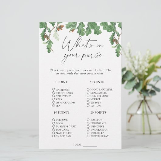 Acorn-Baum - Was ist in deinem Handyspiel? (Stehend Vorderseite)