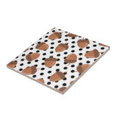 Acorn Black Dots Herbst Y2K Muster Fliese (Seite)
