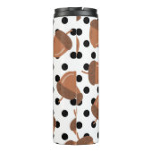 Acorn Black Dots Herbst Y2K Muster Thermosbecher (Rückseite)