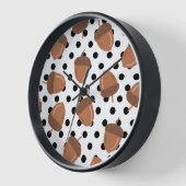 Acorn Black Dots Herbst Y2K Muster Uhr (Winkel)