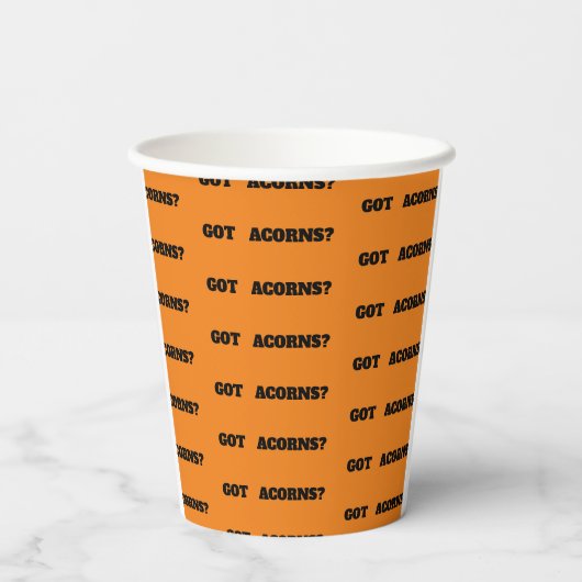 Acorn Brigade Paper Cup Pappbecher (Rückseite)