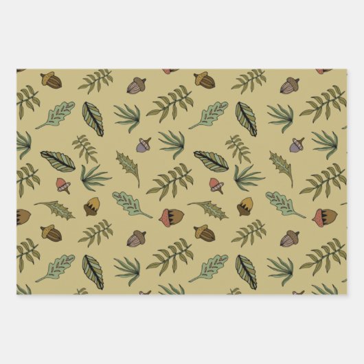 Acorn Bundle Geschenkpapier Set (Vorderseite 2)