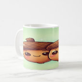 Acorn Cuties: Kawaii Companions for Cozy Sips Kaffeetasse (Vorderseite Links)