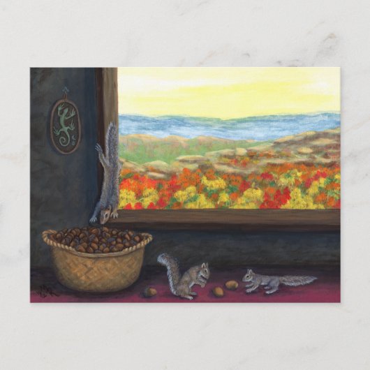 Acorn Diebe Postkarte (Vorderseite)