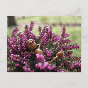 Acorn elf auf der Ansichtskarte für den Gesundheit Postkarte