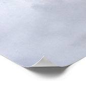 Acorn Elf, ein gelbes Herz im Winter Poster (Ecke)