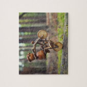 Acorn-Elf-Fahrer auf dem Bike-Puzzle Puzzle (Vertikal)