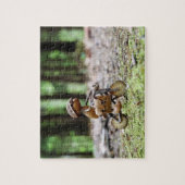 Acorn-Elf-Fahrer auf dem Rad zu arbeiten Puzzle Pu (Vertikal)