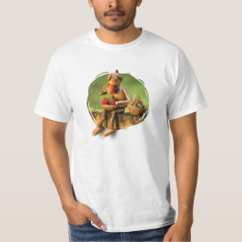 Acorn elf fressen Erdbeeren im Wald T-Shirt