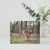 Acorn elf Rad-Postkarte Postkarte (Stehend Vorderseite)