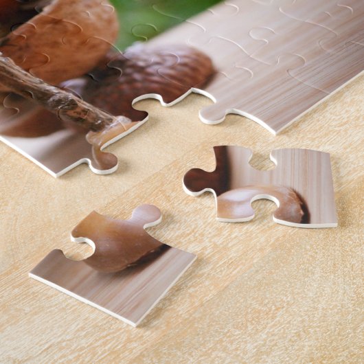 Acorn Elf Ruhe und Lesen auf der Toilette Puzzle (Seite)